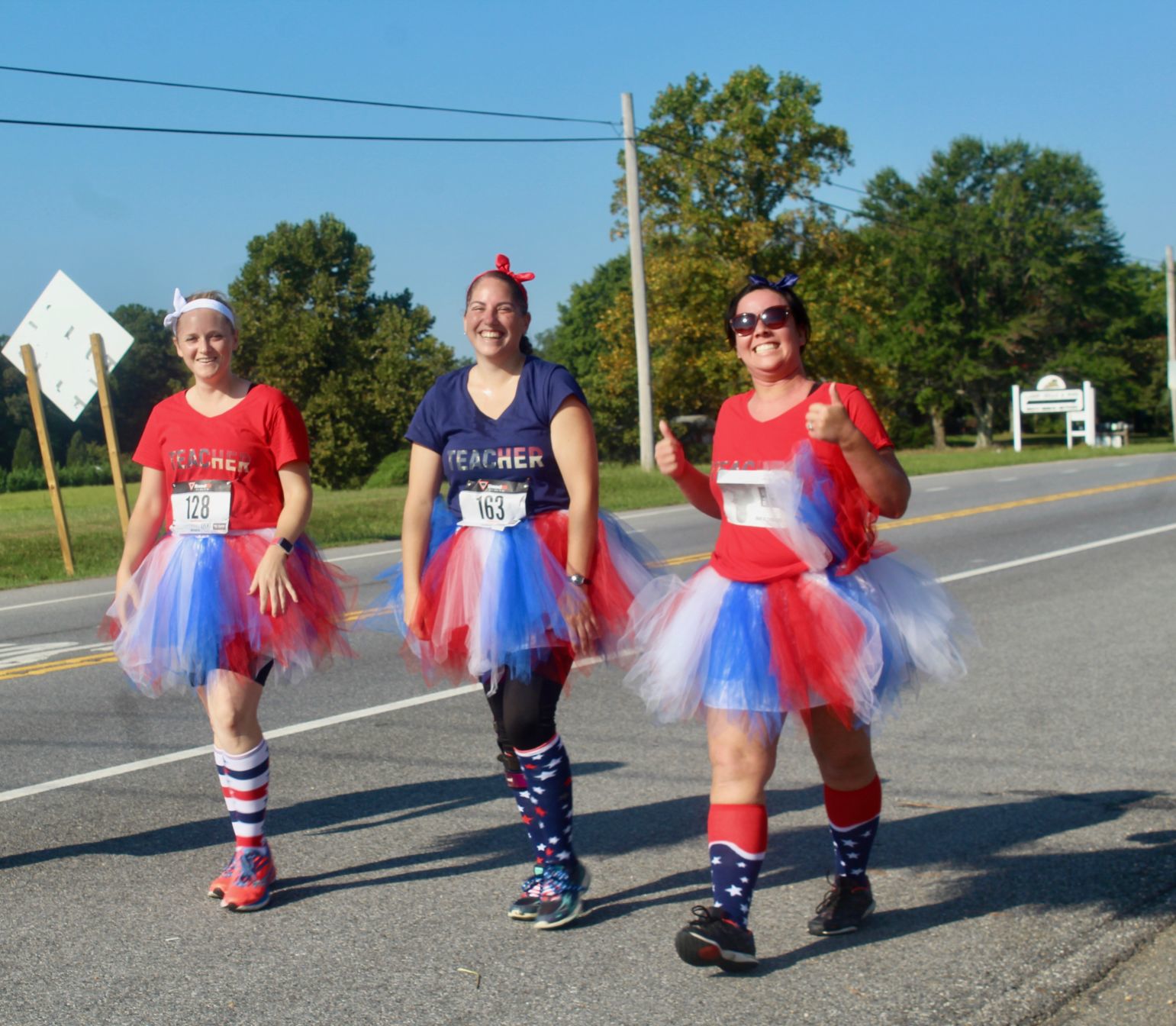 These colors do run, and walk